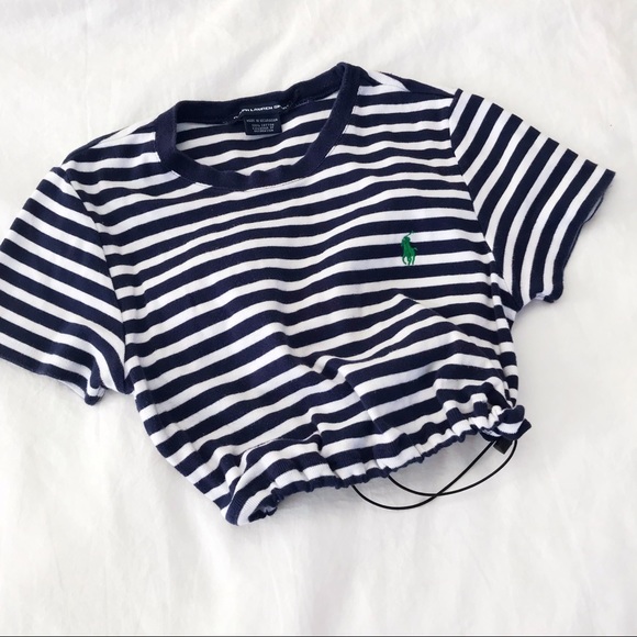 Ralph Lauren Tops - Vintage Ralph Lauren drawstring crop